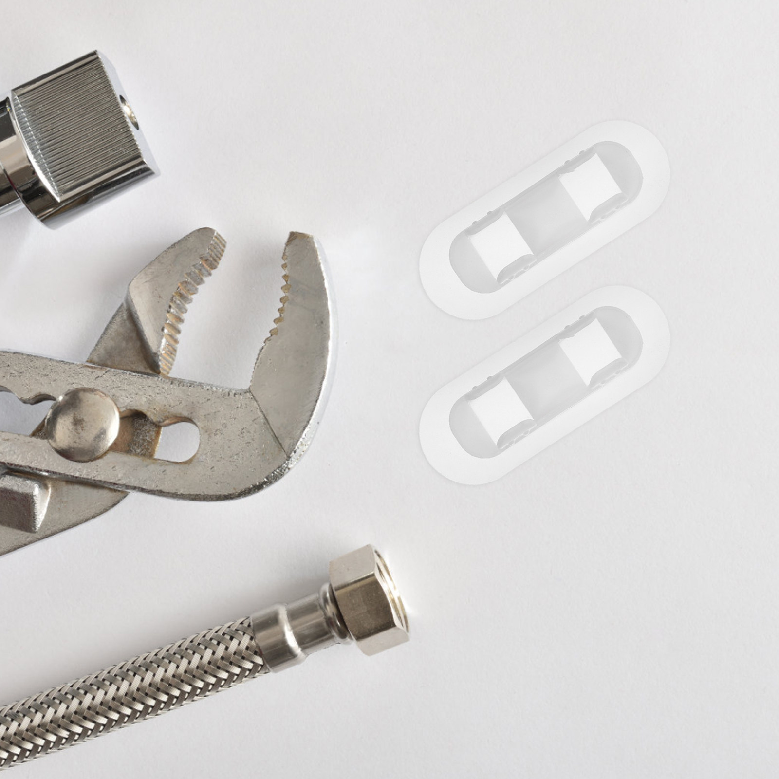 Plastic Pipe Clip - 20 шт. самоклеящихся хомутов для труб,