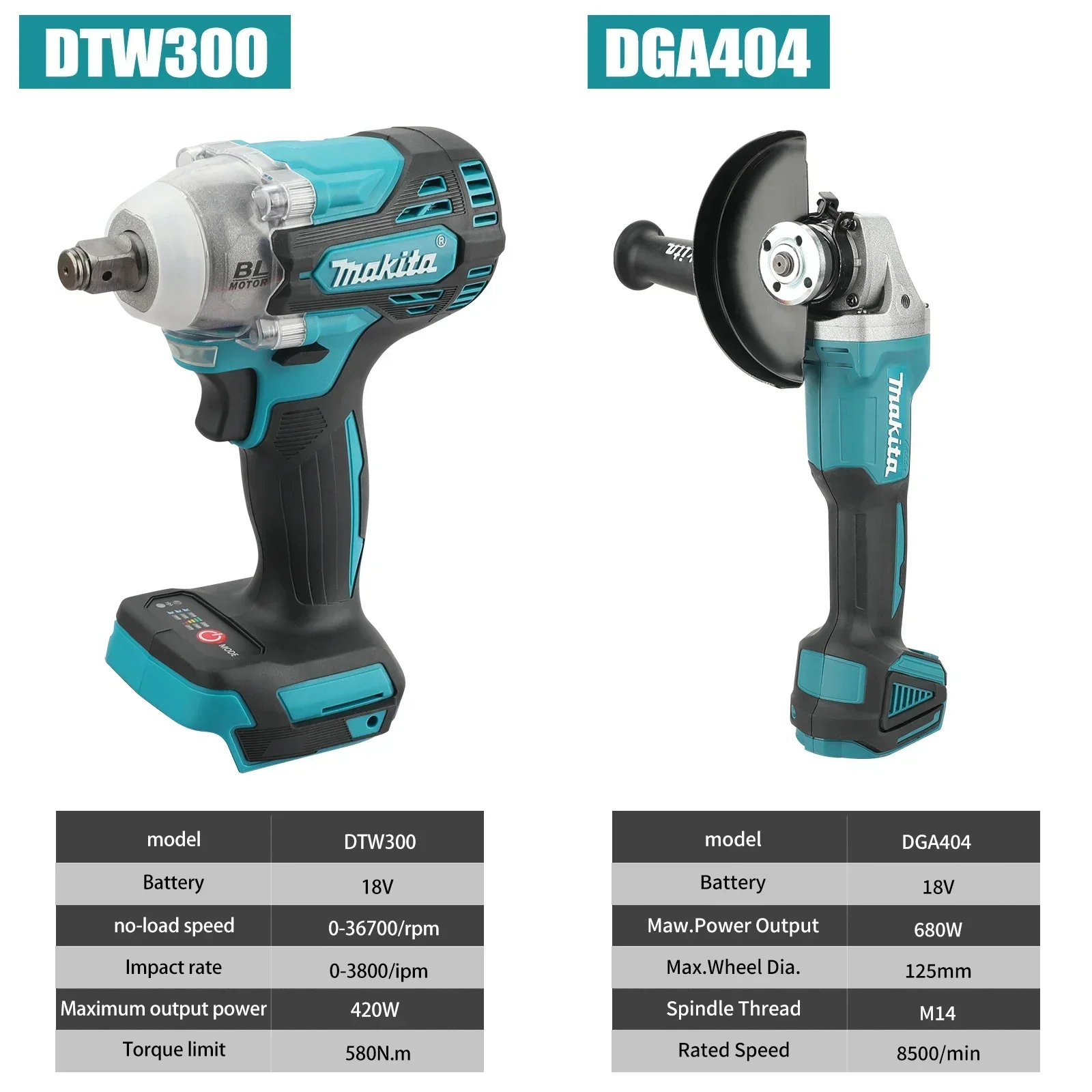 Набор Makita DTW300 DGA404, бе – обзор и цена Makita Drill Dtw300